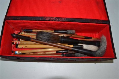 Lot 326 - Collection of Oriental brushes and pencils