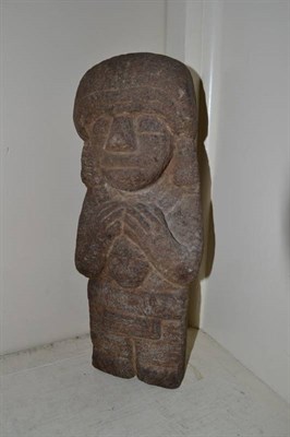 Lot 356 - Carved stone figure