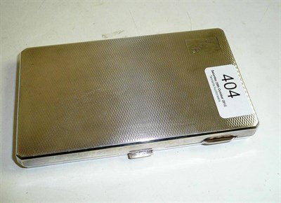 Lot 404 - A silver cigarette case