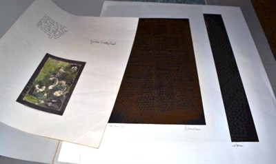 Lot 429 - A folder of lithographs by Russell Platt, Theo Olive, John Langton and Graham Sutherland Picton...