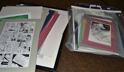 Lot 439 - Various cartoon and caricatures, some in loose mounts