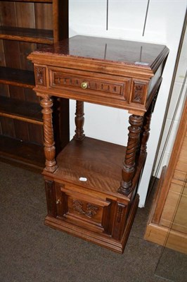 Lot 540 - Pot cupboard with marble top