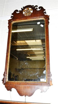 Lot 542 - A Chippendale style wall mirror