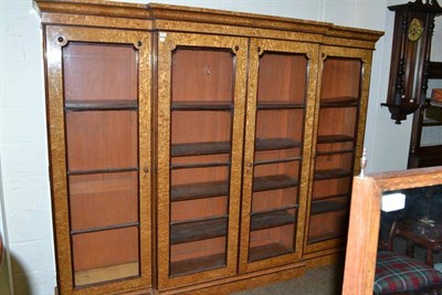 Lot 550 - 19th century breakfront bookcase