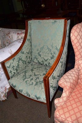 Lot 610 - Edwardian armchair