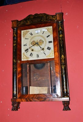 Lot 827 - An American shelf clock