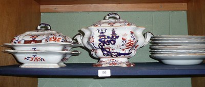 Lot 96 - A quantity of Masons ironstone tableware including a soup tureen