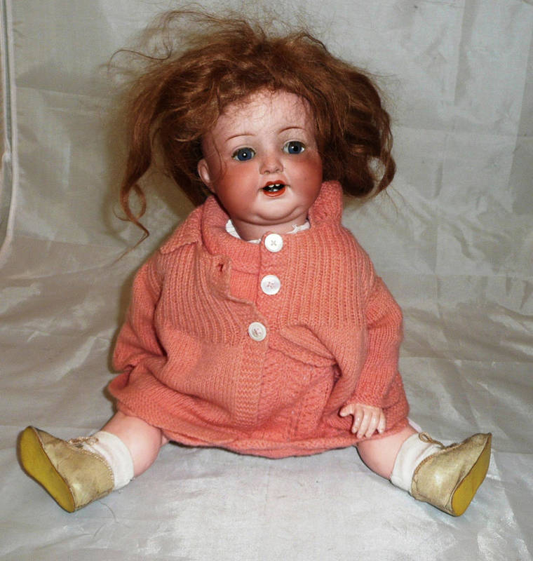 Lot 152 - An Armand Marseille bisque head doll