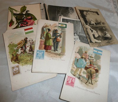 Lot 233 - A box of mixed postcards