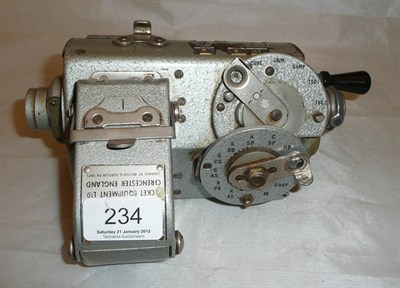 Lot 234 - Darlington Corporation 'Baths Attendant' ticket machine