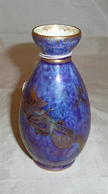 Lot 241 - A Wedgwood dragon lustre vase, Z4829