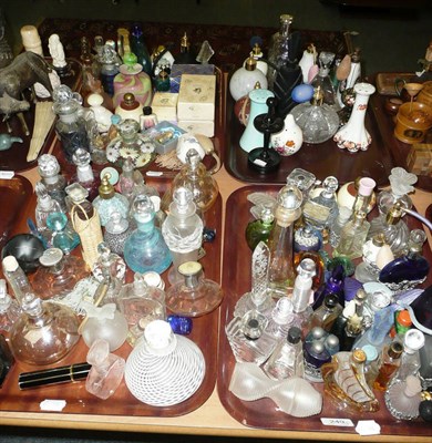 Lot 249 - Four trays of assorted perfume and scent bottles