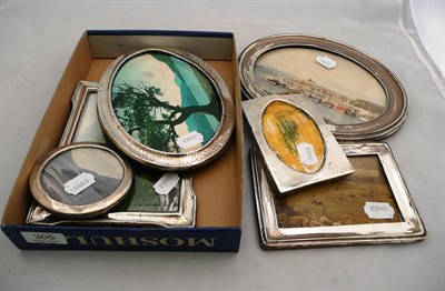 Lot 305 - Six silver photograph frames