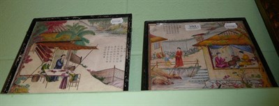 Lot 392 - Set of six Chinese hand coloured prints