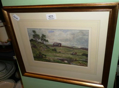 Lot 423 - William Manners RBA watercolour, signed, 'Westmorland Farmhouse'