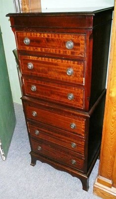 Lot 477 - A small reproduction chest on chest