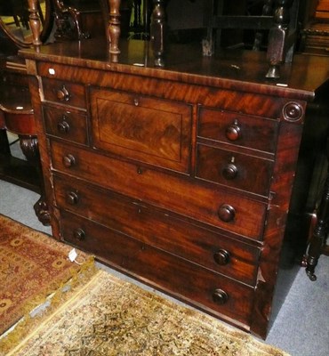 Lot 493 - A Scottish mahogany chest