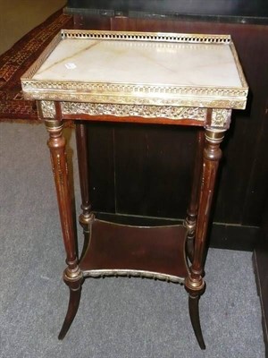 Lot 501 - French Empire style marble top gueridon