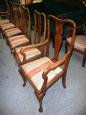 Lot 524 - Six Queen Anne style chairs