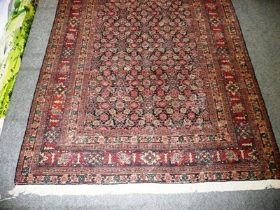 Lot 620 - Feraghan rug West Persia, the indigo field of Herati design