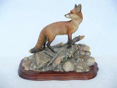 Lot 1010 - Border Fine Arts Dog Fox 'The Last Look', model No. BFA204 by Ray Ayres, Ltd. edition No....