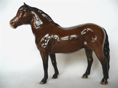 Lot 1088 - Beswick Exmoor Pony 'Heatherman', model No. 1645, bay gloss, 16.5cm high