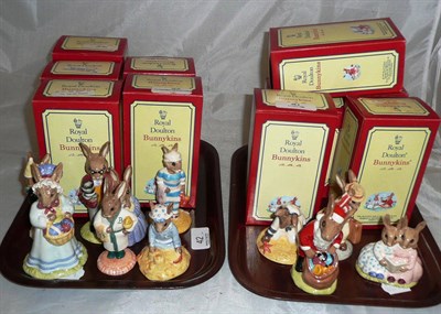 Lot 42 - Ten Royal Doulton Bunnykins figures