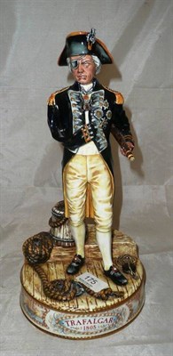 Lot 175 - Royal Doulton china figure; Vice-Admiral Lord Nelson, HN3489, limited edition, numbered...