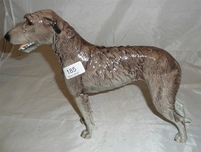 Lot 185 - A Nymphenburg porcelain model of an Irish wolfhound