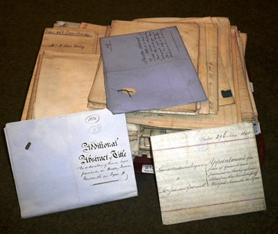 Lot 212 - A large quantity of early indentures, manuscript on vellum