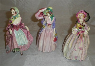 Lot 219 - Three Doulton figures - Suzette, June and Miss Demure (a.f.)