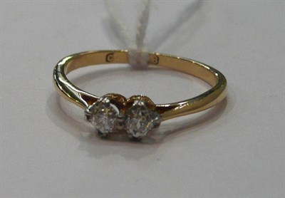 Lot 247 - Gold and diamond set ring