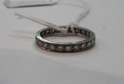 Lot 253 - A diamond full eternity ring