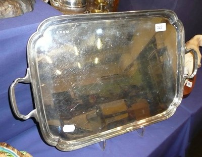 Lot 322 - Silver tray