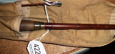 Lot 422 - Hardy split cane rod