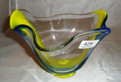 Lot 429 - Orrefors glass bowl