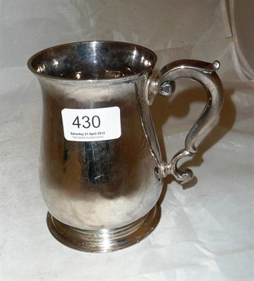 Lot 430 - A silver tankard