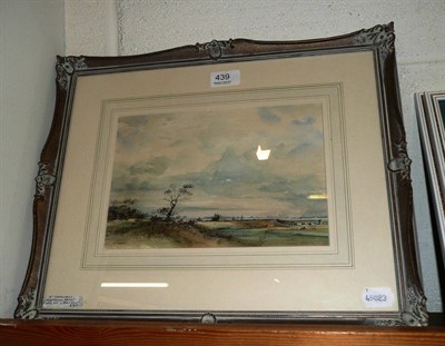 Lot 439 - C.J. Thornton watercolour framed