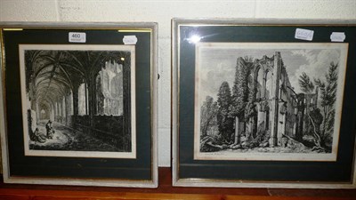 Lot 460 - Four framed etchings Cuitt