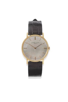 Lot 147 - An 18ct Gold Wristwatch, signed L.U.Chopard & Cie, Geneve, ref: 1002, circa 1968, (calibre...