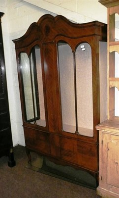 Lot 488 - Victorian mahogany display cabinet