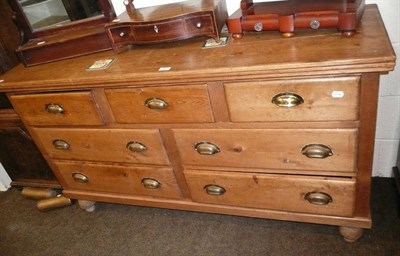 Lot 496 - Victorian small pine dresser base