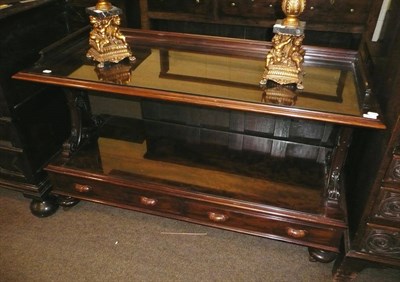 Lot 543 - A Victorian mahogany buffet