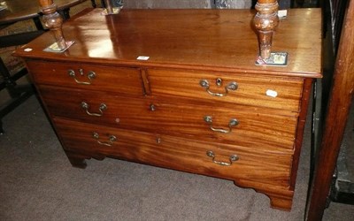 Lot 598 - A small three height chest of drawers