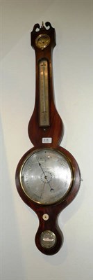 Lot 618 - A mahogany wheel barometer signed G.Balsary, London