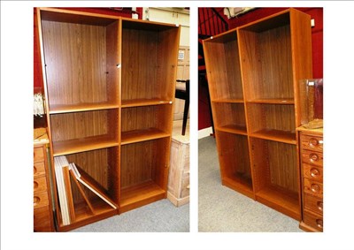 Lot 778 - Two open bookcases