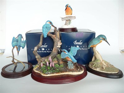 Lot 1004 - Border Fine Arts 'Today's Catch' kingfishers, model No. B1016 by Ray Ayres, Ltd. edition No....