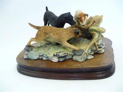 Lot 1022 - Border Fine Arts Terriers 'Two's Company', model No. L56 by Ray Ayres, Ltd. edition No....