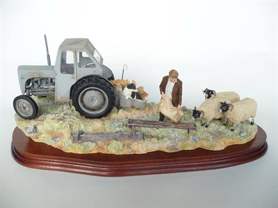 Lot 1041 - Border Fine Arts 'Frosty Morning' Fergie TE20 Tractor, model No. BO343 by Ray Ayres, Ltd....