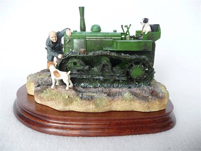 Lot 1043 - Border Fine Arts 'Starts First Time' Fowler Diesel Crawler Mark VF, model No. BO702 by RAy...